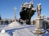MANSE ROAD CEMETERY IN SNOW